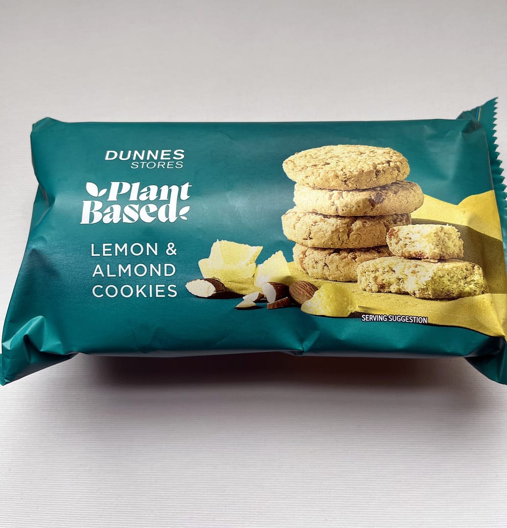 Dunnes stores plant based lemon cookies
