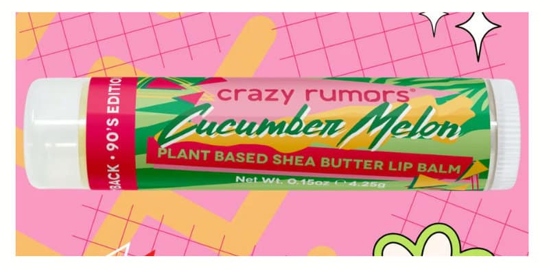 Crazy Rumors vegan lip balm